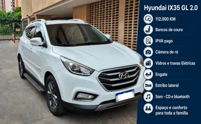 Hyundai IX35 GL 2.0 16V 2WD Flex Aut. 2018