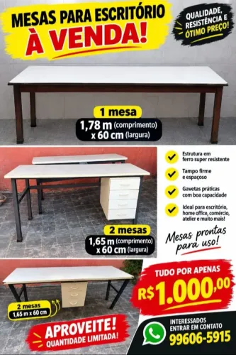 Imperdível  mesas