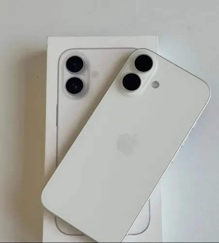 Celular iPhone 16 128GB -- Chip Físico Branco -- Novo Lacrado com garantia ( Loja física )