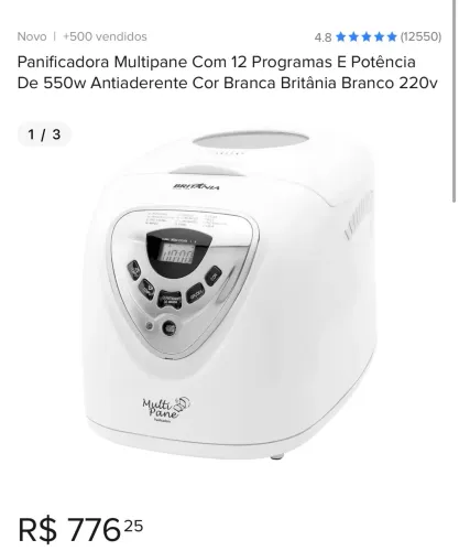 Máquina de pão 