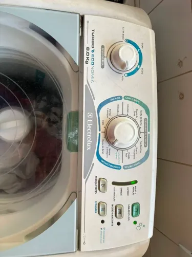 Máquina de lavar Electrolux LTE08 8kg para conserto ou retirada de peças