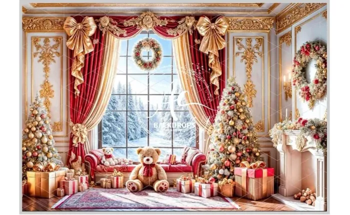 Fundo fotográfico de Natal 2025