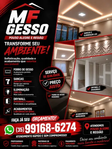 ? MF GESSO - POUSO ALEGRE E REGIÃO ?