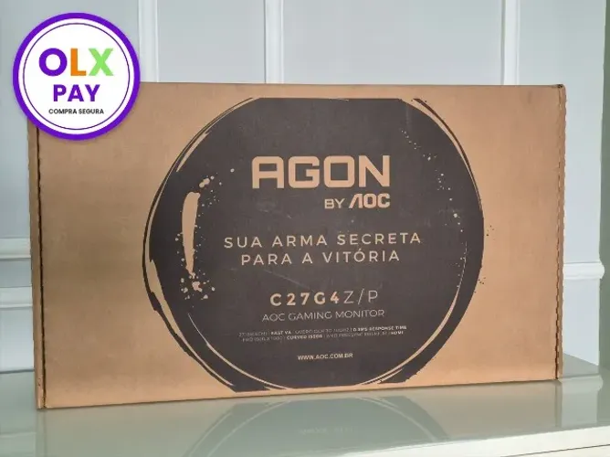 Monitor Gamer AOC Agon 27 300Hz Curvo Lacrado - Envio OLX Pay