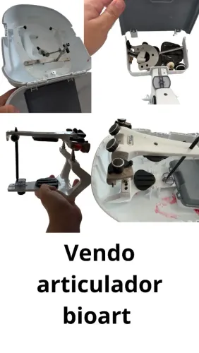 Articulador semiajustavel protese