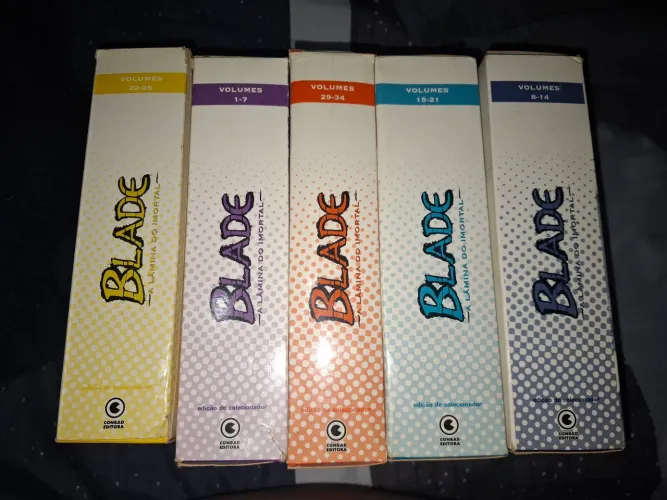 Box Mangas Blade a Lâmina do Imortal editora Conrad