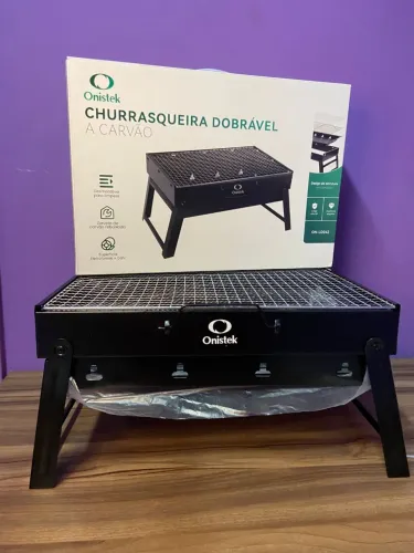 Churrasqueira Dobrável a Carvão