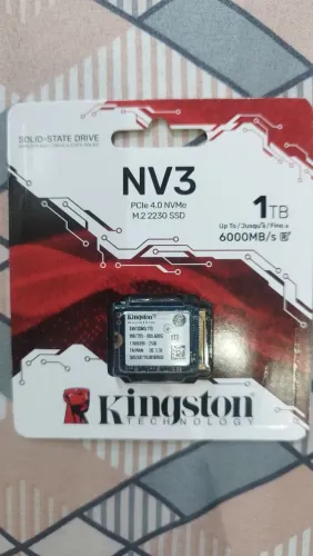 SSD NVMe 2230, NV3 Kingston 1 TB de memória (Novo/Lacrado)