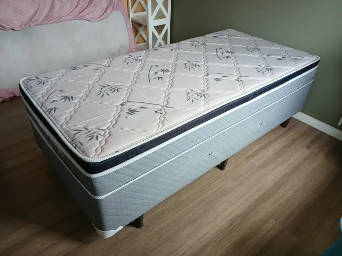 Cama de Solteiro colchão e box
