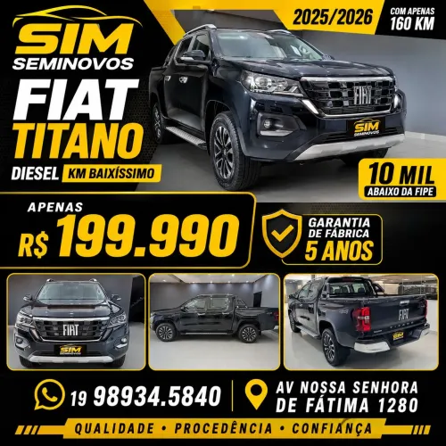 Fiat Titano Ranch 2.2 16V 4X4 TB Diesel Aut. 2026