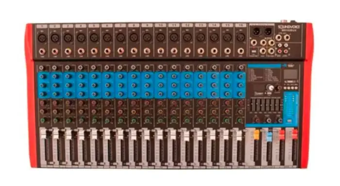 Mesa de som SOUNDVOICE 16 canais