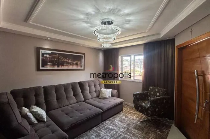 Sobrado com 3 dormitórios à venda, 242 m² por R$ 750.000,00 - Jardim Santo André - Santo A