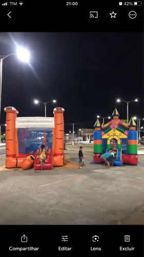 Castelo inflável 
