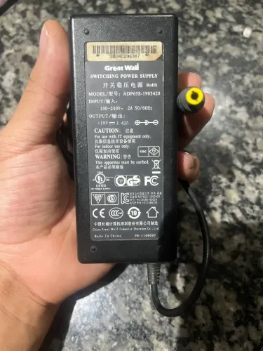 Fonte Original Great Wall ADP65S-1903420 19V 3,42A 65W para Notebook