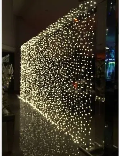 Cortina de LED 3m x 3m com Controle - Decoração Festa Casamento