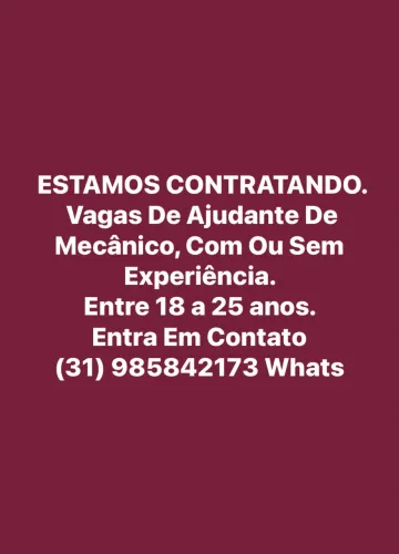 Ajudante de mecânico 