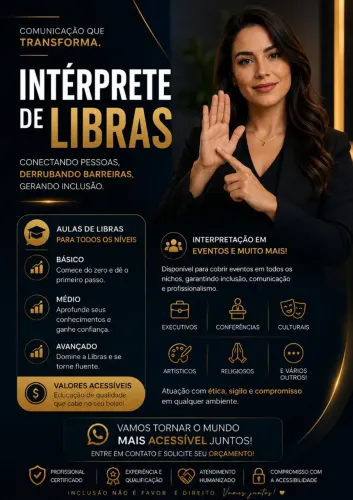 Intérprete de Libras