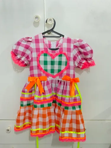 Vestidos infantis para festa junina
