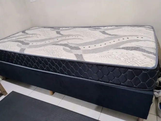 CAMA BOX DE SOLTEIRO