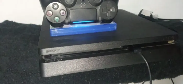 Playstation 4 Slim, Firm 12.50, 14 Jogos, Parcelo, Aceito troca