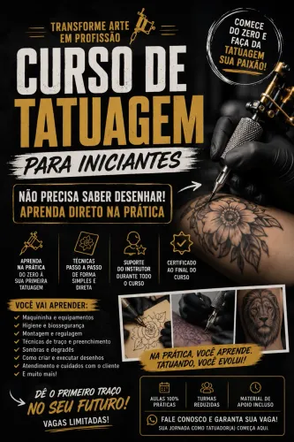 Curso prático de tatuagem