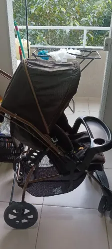 Carrinho Milano Revesível ll Galzerano - Preto Cobre