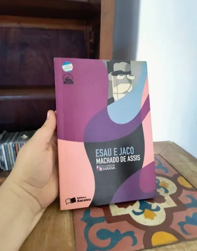 livro Esaú e Jacó machado de Assis livros biblioteca leitura clássico colecionável antigo