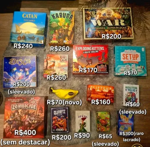 Jogos de Tabuleiro Diversos abaixo do preço!