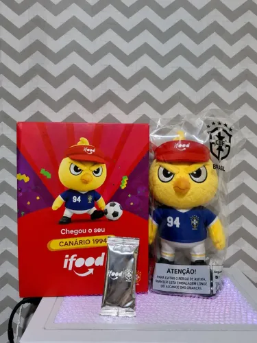 Canarinho da copa 1994 oficial lacrado