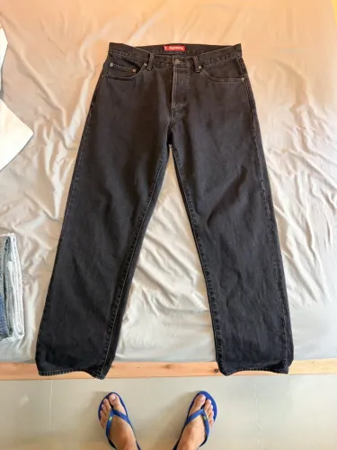 Calça Jeans Supreme Regular Jean Preta 32