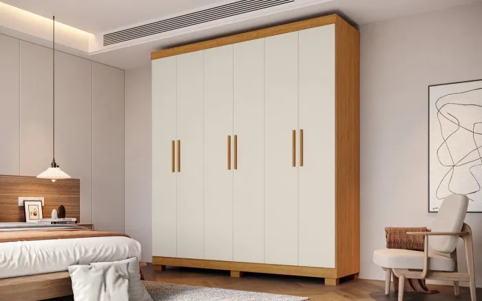 Roupeiro Lana 6 portas por R$1499,00