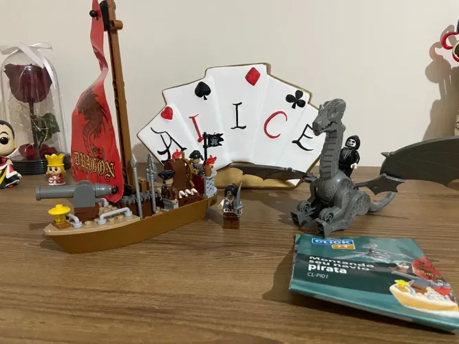 Click it Navio Pirata - tipo Lego