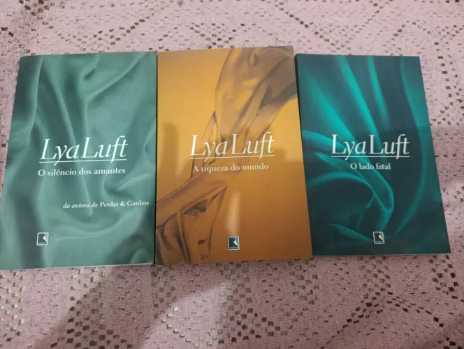 3 Livros Lya Luft - O Silêncio dos Amantes + A Riqueza do Mundo + O Lado Fatal