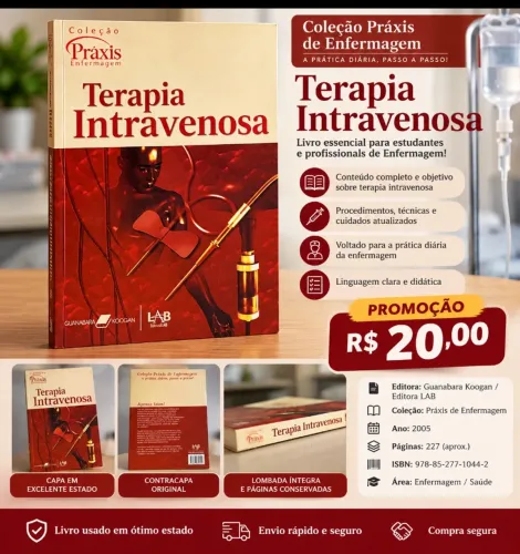 Livro TERAPIA INTRAVENOSA - Livro Técnico de Enfermagem