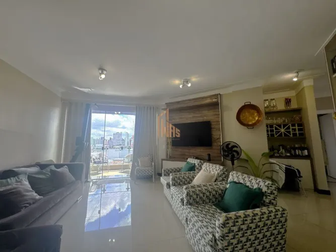Apartamento Nascente, Semimobiliado - 148m², 3 Quartos (1Suíte) Andar Alto!!!
