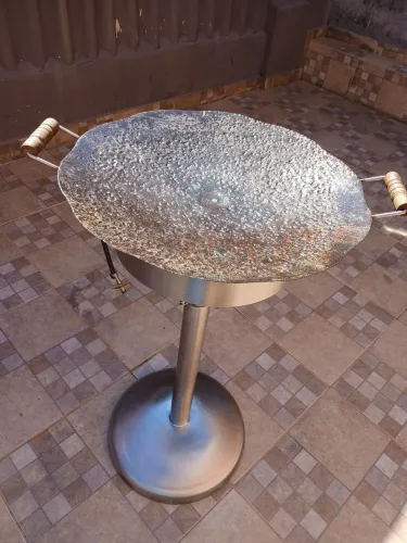 DISCO DE ARADO COM FOGAREIRO EM AÇO INOX COM REGULAG3M DE ALTURA
