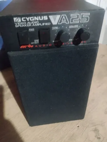 Vídeo áudio speaker amplificador