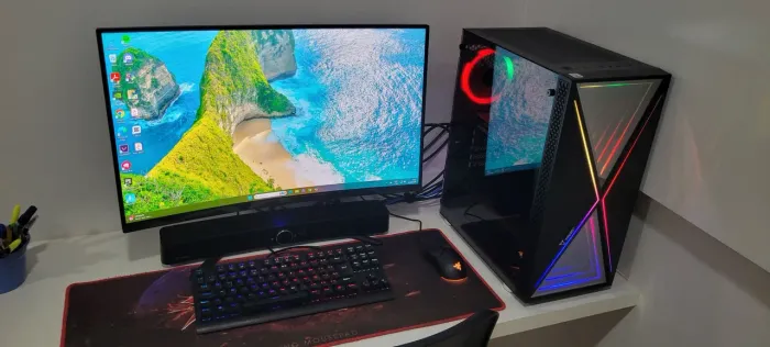 PC GAMER COM MONITOR ACER 27 TELA CURVADA