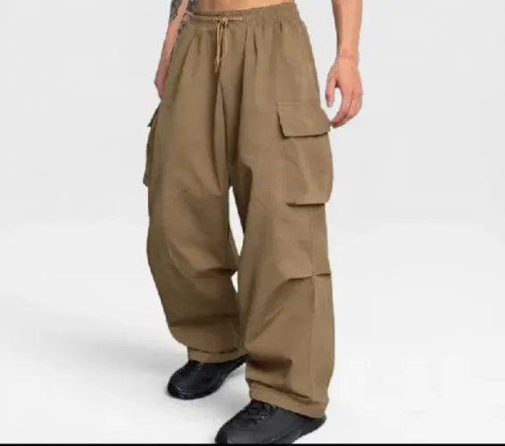 Calça cargo bege