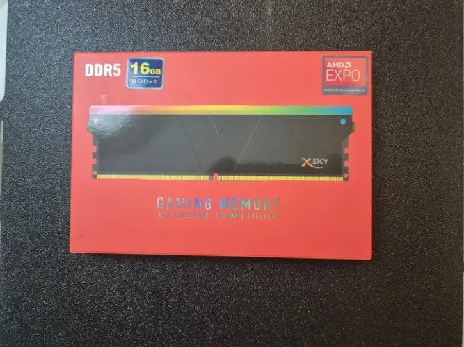 Memória DDR5 V-Color Manta XSky 16GB (2x8) 6000MHz CL36 RGB - SK Hynix / AMD EXPO