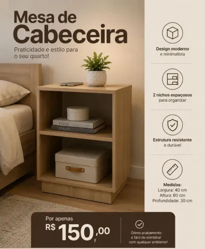 Mesa de Cabeceira