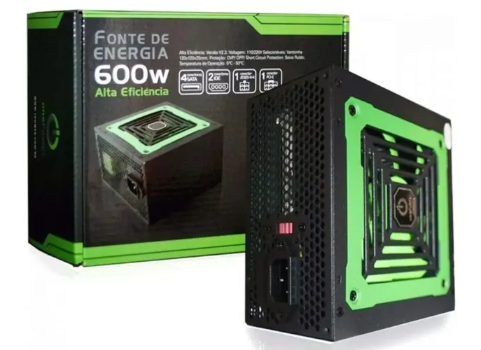 Fontes 600W ONE POWER pc GAME