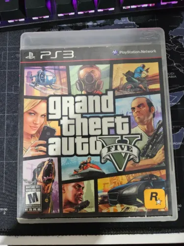 Jogo Grand Theft Auto V (GTA 5) PS3 Mídia Física Original