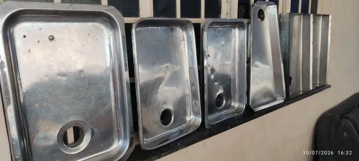 6 bandejas INOX pra morder industrial22mm "LEIA TUDO"