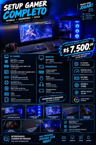 Setup Gamer completo
