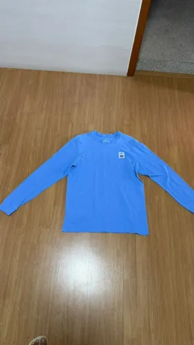 Camiseta Nike Original Manga Longa Azul - Tamanho M