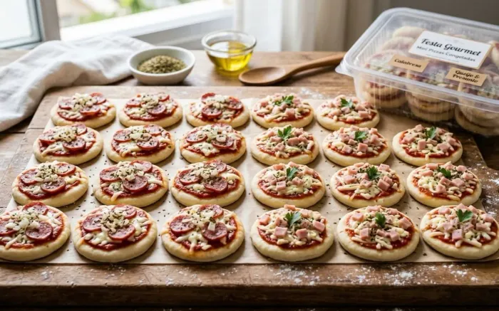Mini Pizzas Congeladas para Festas e Eventos