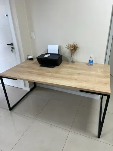 Mesa Madeira MDF 160x90 altura 75cm