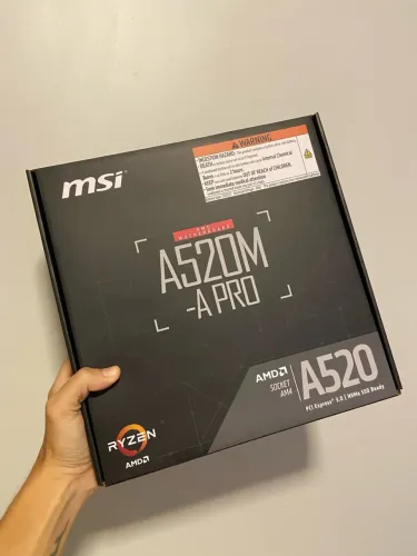 Placa Mãe Msi A520M - A Pro
