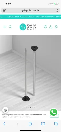 Barra de pole dance